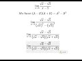 calculus help find the limits lim x→5 ⁡ √x √5 x 5 techniques solved