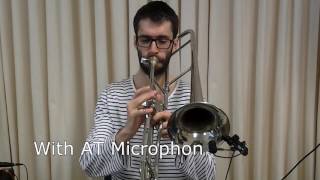 Microphone Pickup on a Valve Trombone