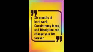 6 Months of Focus, Discipline \u0026 Hard Work: Life-Changing Results!  #consistency #shortsviral