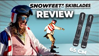 First Time on Skiblades 65 CM | See What Happened | Short Ski | Skiboards | Snowblades | Mini Ski