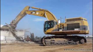 CAT 365C L demo w/pulverizer [part 1]