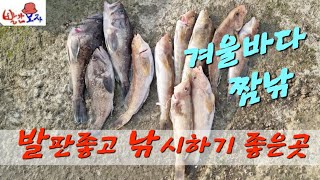 겨울철 바다낚시 낚시가서 손맛 제대로 보고왔습니다.