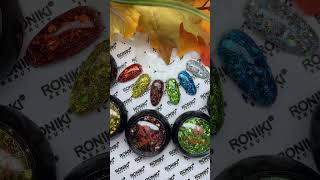 Roniki Mix chameleon glitter bemutatása #glitternails #glitterombre #roniki