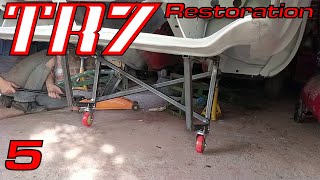 Building a Dolly and Moving the Car! - Triumph TR7 Restoration Part 5