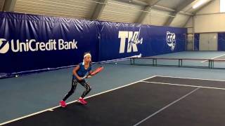 Brenda Fruhvirtova slow motion 9 years old