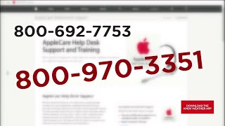 Woman loses hundreds of dollars in scam after calling fake Apple customer support line
