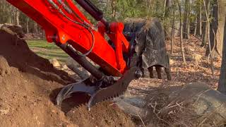 Kubota KX080  hydraulic Thumb