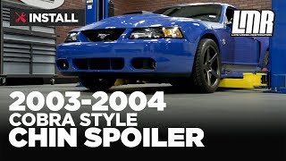 2003-2004 Mustang Cobra Style Replacement Chin Spoiler - Install \u0026 Review