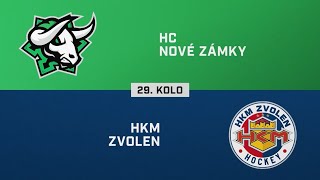 29. kolo: HC Nové Zámky – HKM Zvolen 5:4 (HIGHLIGHTY)