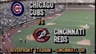 1990 Chicago Cubs at Reds