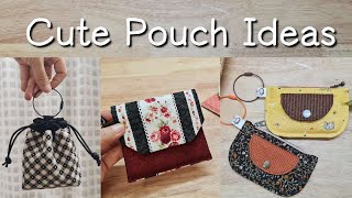 Cute Pouch Ideas | Easy sewing Projects