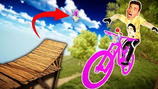 BIKING THE BIGGEST MAP IN DESCENDERS!