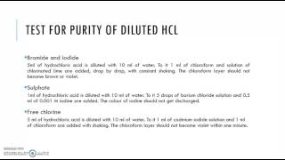 PHAR 1122 Acidifiers and Antacids