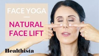 Face yoga exercises for natural facelift in 3 minutes