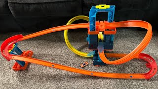 Hot Wheels Track Builder Unlimited Ultra Boost Kit Track Set - Unboxing, Demonstration, and Review