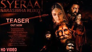 Syeraa narsimha Reddy Teaser out now | Chiranjeevi, Amitabh Bachchan, Vijay Sethupathi, Ramcharan