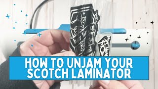 How to Unjam Your Scotch TL-906 Laminator | #Planmas Day 10