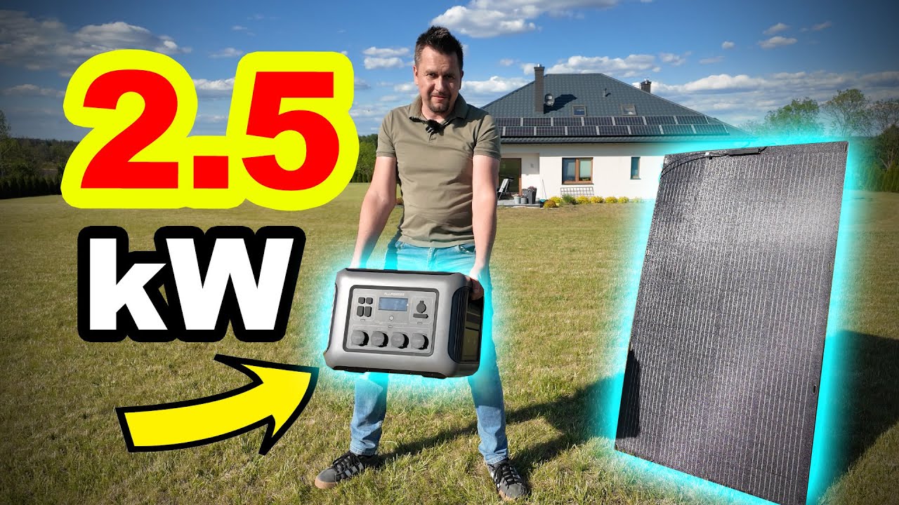 Zasilanie Awaryjne Domu 2500 W + Panel 200W | ALLPOWERS R2500 - Potężna ...