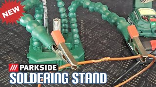 Parkside Lidl Soldering Stand Aligator clamps