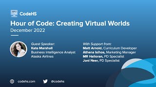 CodeHS Hour of Code: Creating Virtual Worlds