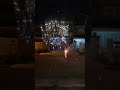 Deepavali Fireworks in Ipoh and Buntong, Malaysia : Triangle / 3 Segi Fountain