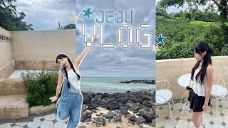 JEJU  VLOG𖦹⋆🫧꩜♪⋆| 제주도 • 우도 • 감성 숙소 • 빠빠라기 • 비밀의 숲🌴