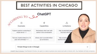 Chat GPT Picks 10 Best Things to Do in Chicago!