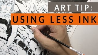 QUICK ART TIP: USING LESS INK
