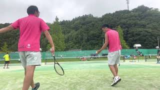 ソフトテニス　山形杯　桃野・小林（岩沼STC）vs 千葉・佐藤（石巻STC）