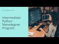 Udacity’s Intermediate Python Nanodegree Program