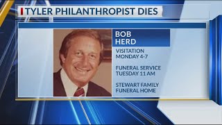Funeral services set for longtime Tyler philanthropist Bob L. Herd
