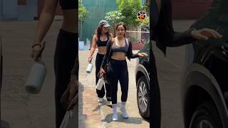 Sharma Sister Spotted outside of Gym in Bandra #aishasharma #nehasharma #Actress #Bollywood