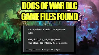 LEAK - CA Added NEW DOGS OF WAR Character Data To Game Files - Future DLC - Total War Warhammer 3