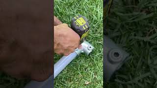 Installing monkey bar set