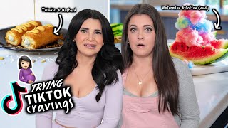 Trying *WEIRD* Pregnancy Cravings! From TikTok!