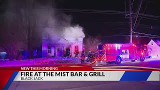 Intense overnight fire damages restaurant in Black Jack