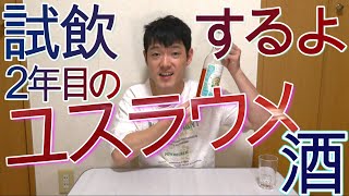 2年目のユスラウメ酒を試飲しました!!