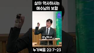 살아 역사하시는 예수님의 보혈