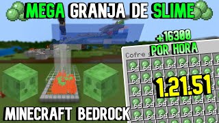 🟢🟢Como Hacer La Mejor Granja De Slime De Minecraft  Bedrock 1.21.51🟢🟢