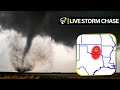 LIVE STORM CHASE: Strong TORNADO Chances in Oklahoma