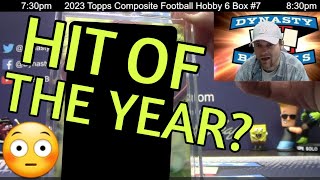 HIT OF THE YEAR? 💥 2023 Topps Composite Football Card 6 Box Half Case 7