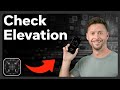How To Check Current Elevation On iPhone