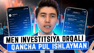 Investitsiyadan qancha pul ishlayman? Mening daromadim