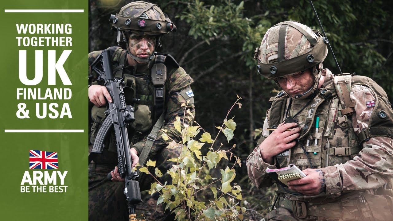 Working Together UK, Finland And USA| British Army - YouTube