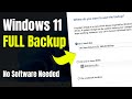 Create FULL BACK UP of Windows 11 to External Drive & Restore (2023)