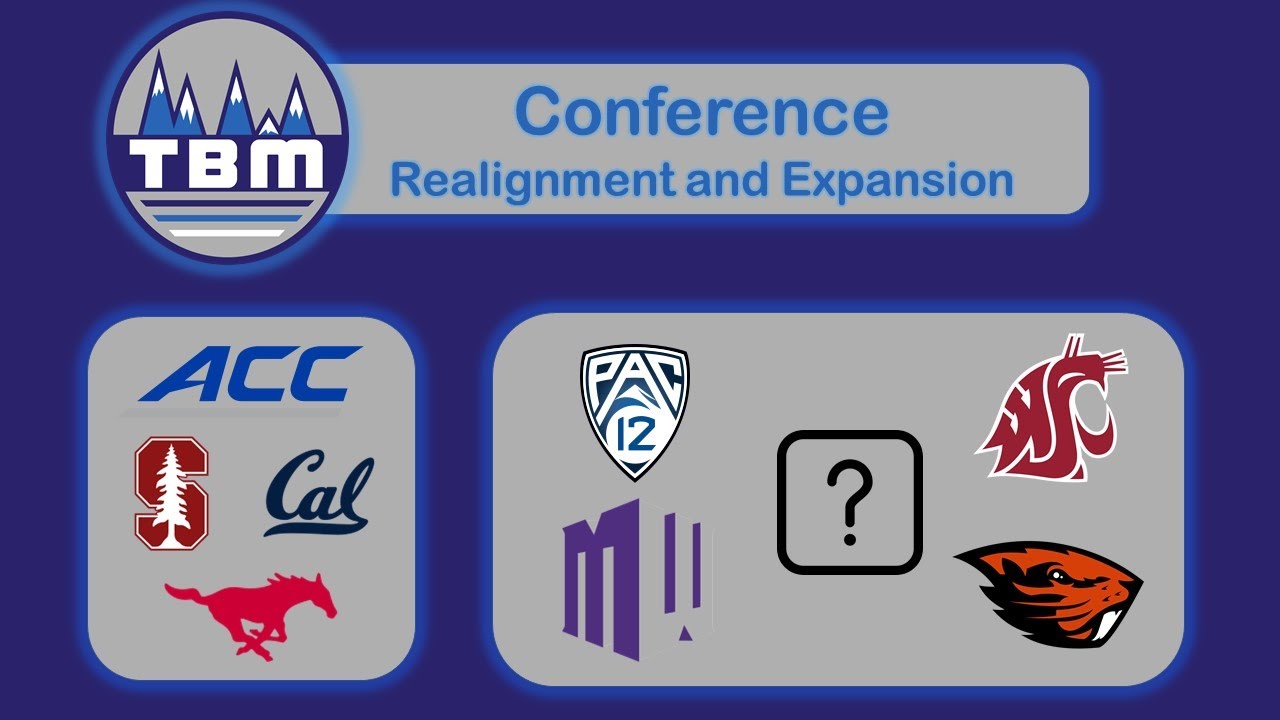 Conference Realignment & Expansion - PAC-12, Mountain West, ACC, Oregon ...