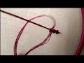 basic hand embroidery tutorial সাবুদানা বা গিট সেলাই শিখুন খুব সহজেই 🪡🪡