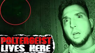OVERNIGHT in HAUNTED POLTERGEIST HOUSE Insane Paranormal Activity