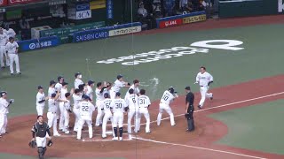 西武 山川穂高 サヨナラホームラン 第41号　西武 vs ソフトバンク　2022年10月1日(土)