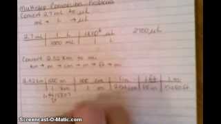 Multistep Conversion Problems